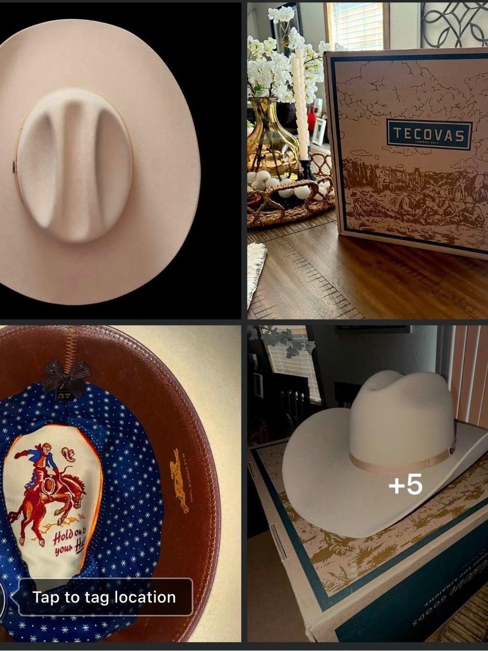 Tecovas “The Ranchman” Western Cowboy Hat in Silverbelly. Size: 7 1/8 (57)